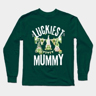 Luckiest Mummy, Luckiest Mummy Ever, St Patrick's Day Mummy Long Sleeve T-Shirt